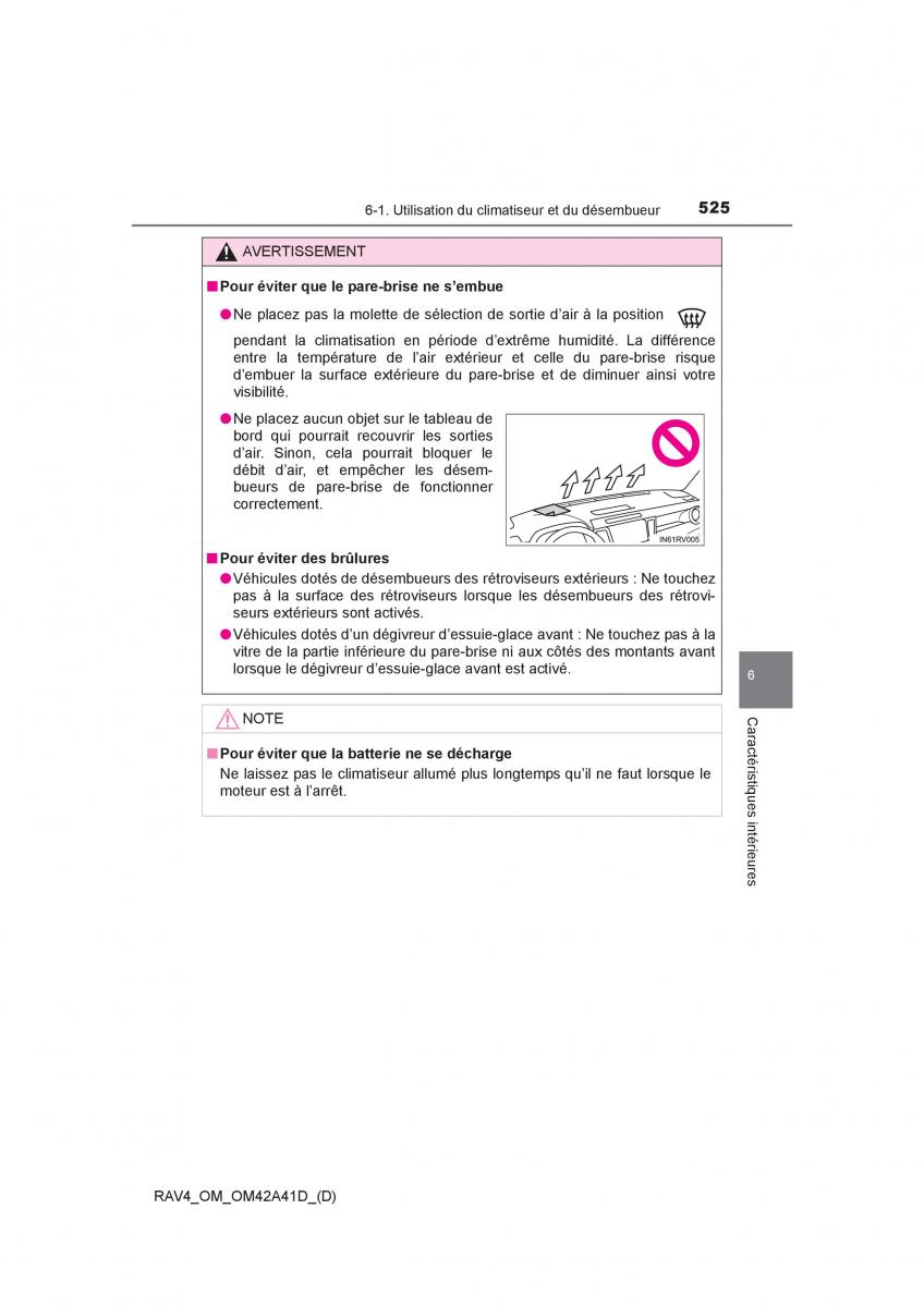 manual  Toyota RAV4 IV 4 manuel du proprietaire / page 526