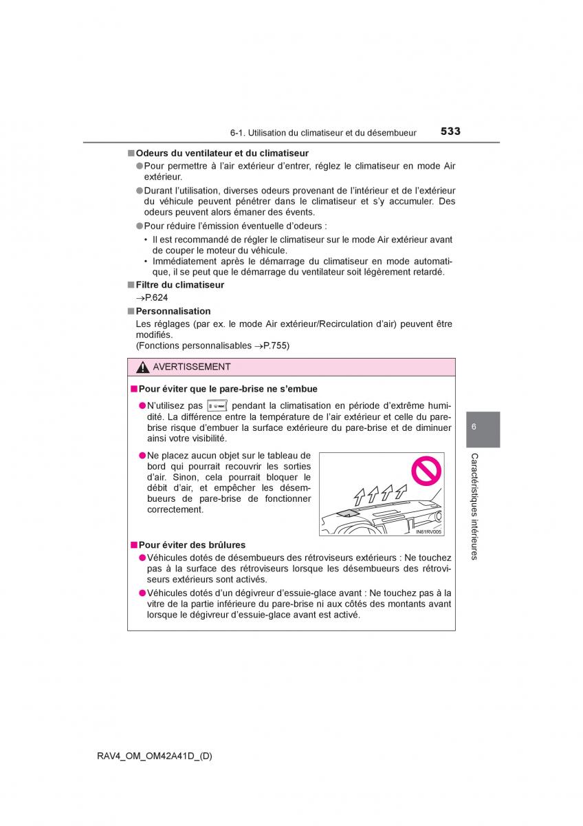 manual  Toyota RAV4 IV 4 manuel du proprietaire / page 534