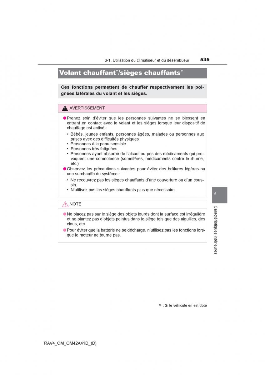 Toyota RAV4 IV 4 manuel du proprietaire / page 536