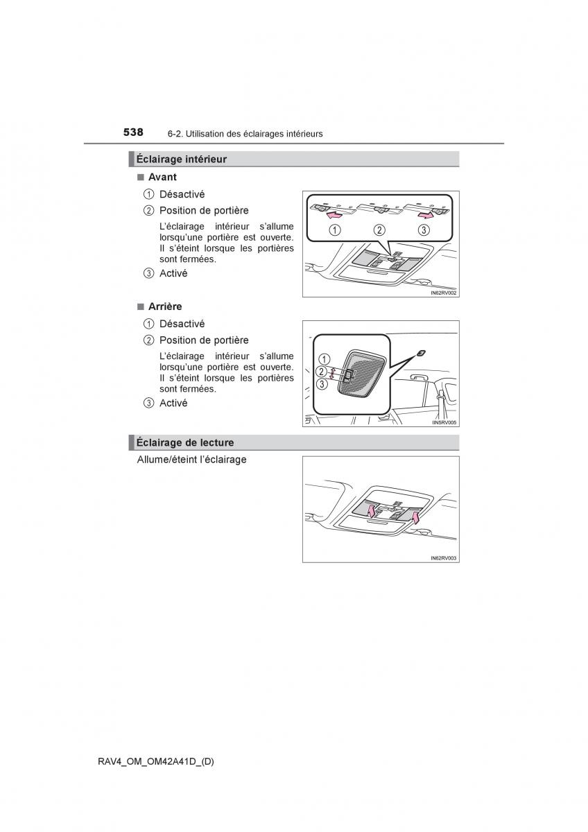 Toyota RAV4 IV 4 manuel du proprietaire / page 539