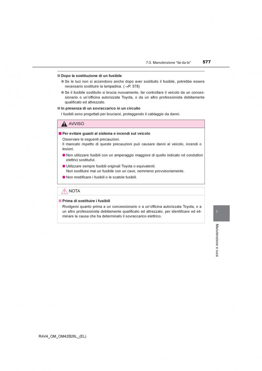 Toyota RAV4 IV 4 manuale del proprietario / page 577