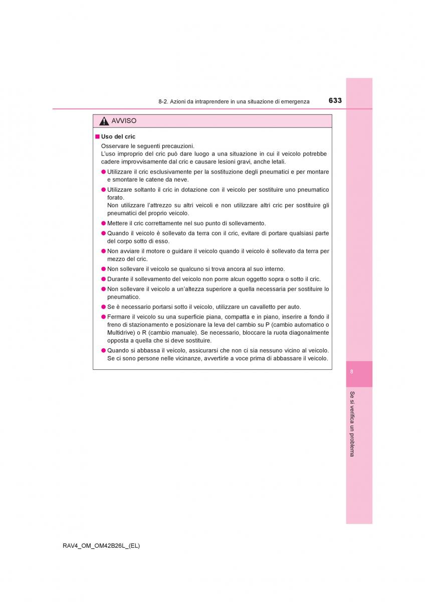 Toyota RAV4 IV 4 manuale del proprietario / page 633