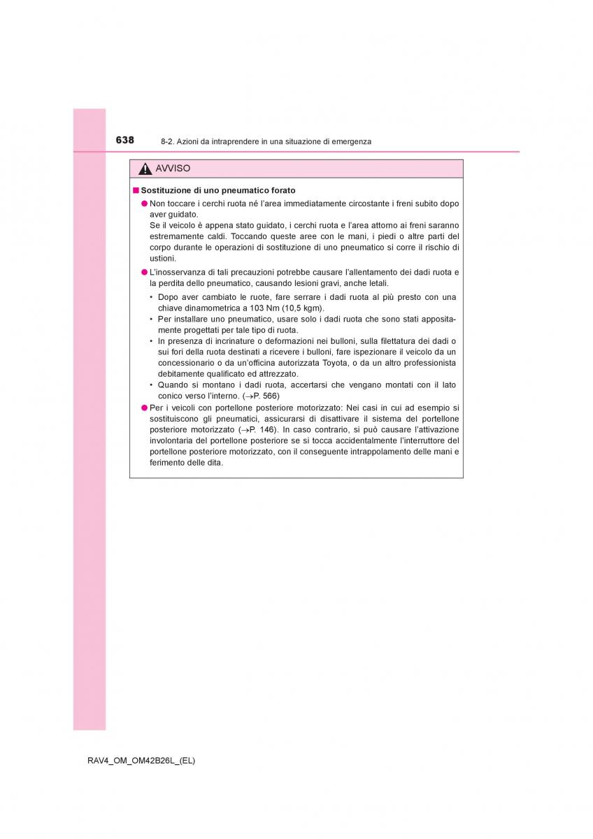 Toyota RAV4 IV 4 manuale del proprietario / page 638