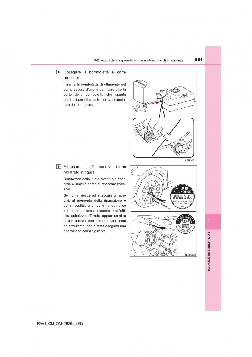 Toyota RAV4 IV 4 manuale del proprietario / page 651