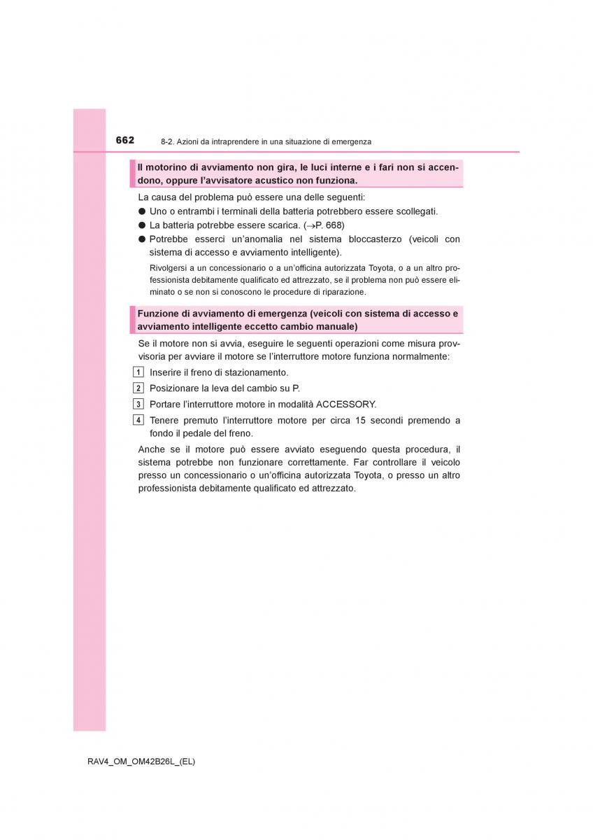 Toyota RAV4 IV 4 manuale del proprietario / page 662