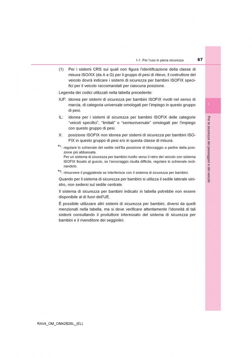 Toyota RAV4 IV 4 manuale del proprietario / page 67