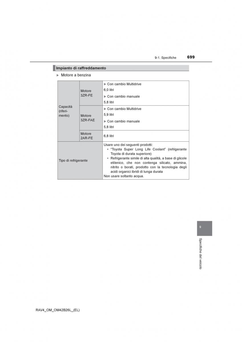 Toyota RAV4 IV 4 manuale del proprietario / page 699