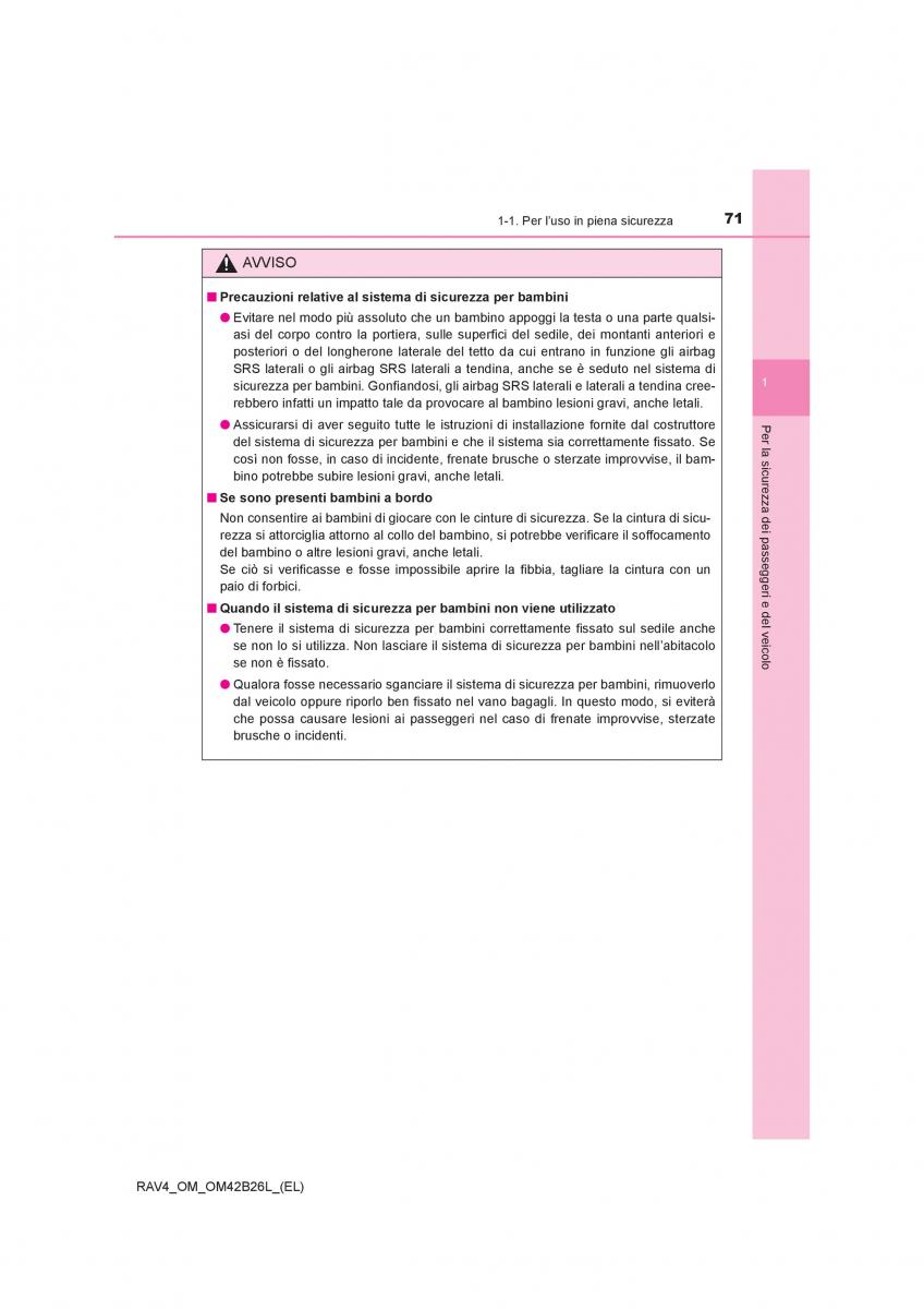 Toyota RAV4 IV 4 manuale del proprietario / page 71