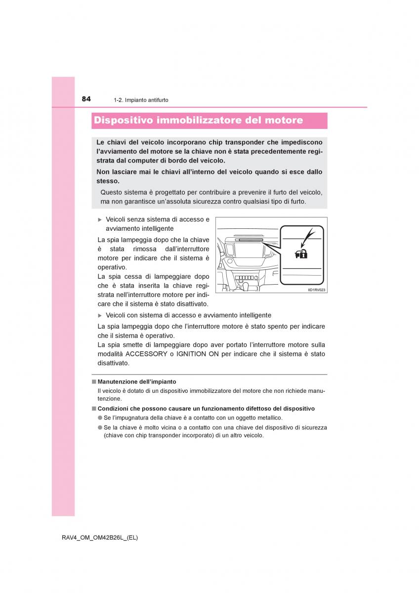 Toyota RAV4 IV 4 manuale del proprietario / page 84