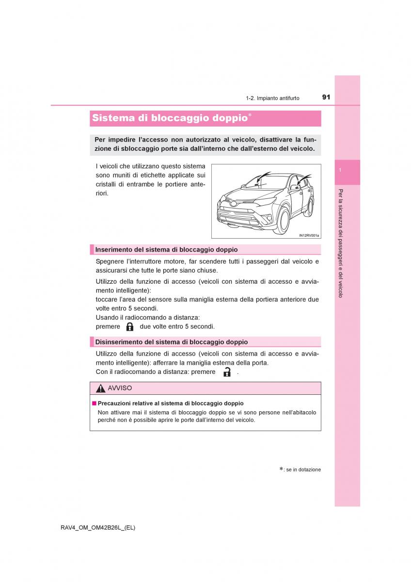 Toyota RAV4 IV 4 manuale del proprietario / page 91