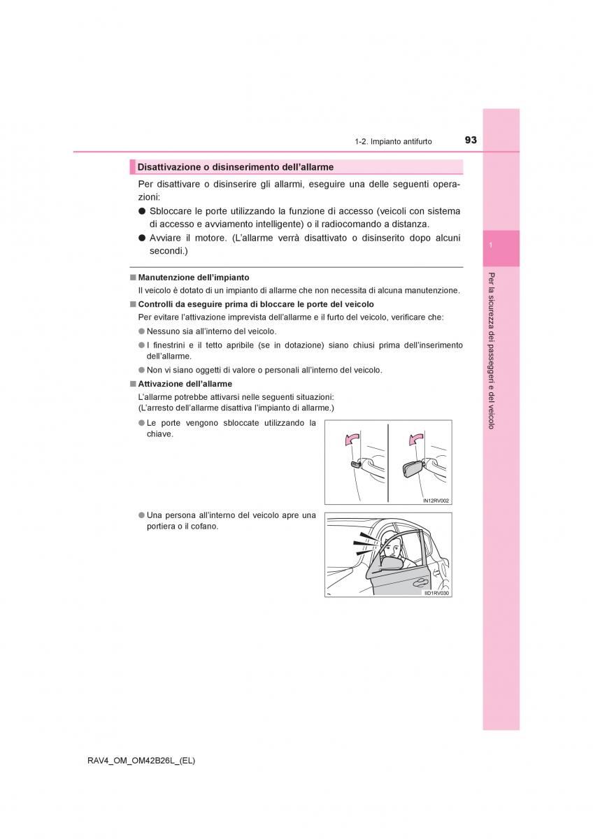 Toyota RAV4 IV 4 manuale del proprietario / page 93