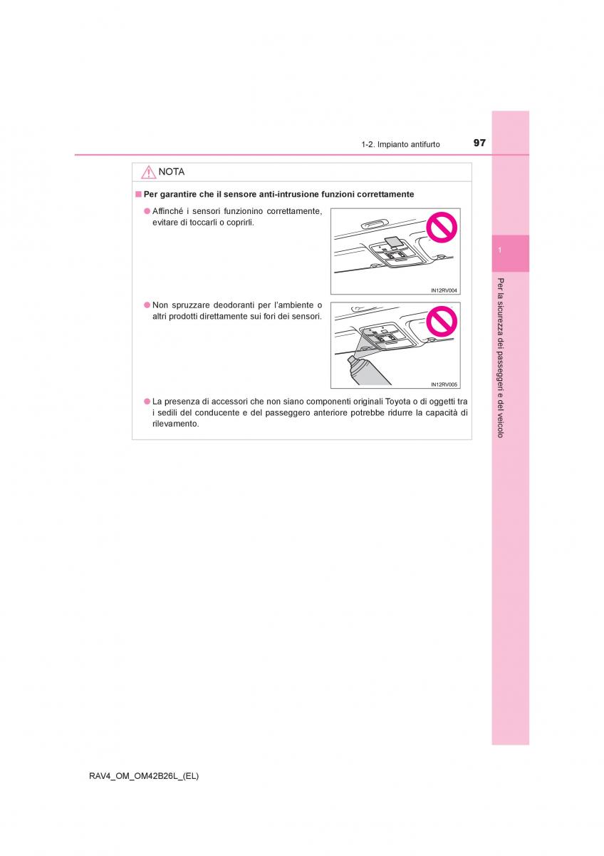 Toyota RAV4 IV 4 manuale del proprietario / page 97