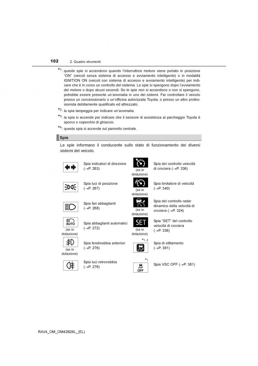 Toyota RAV4 IV 4 manuale del proprietario / page 102