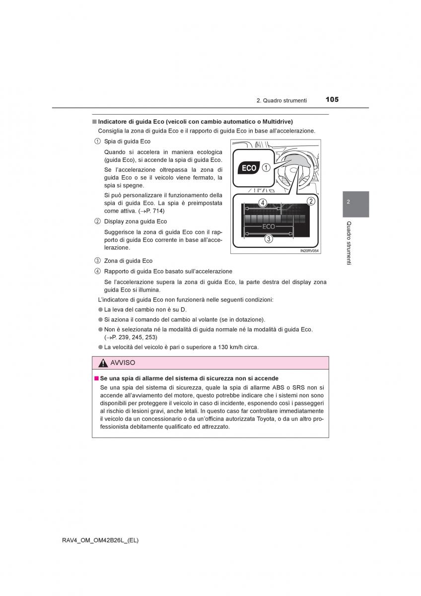 Toyota RAV4 IV 4 manuale del proprietario / page 105