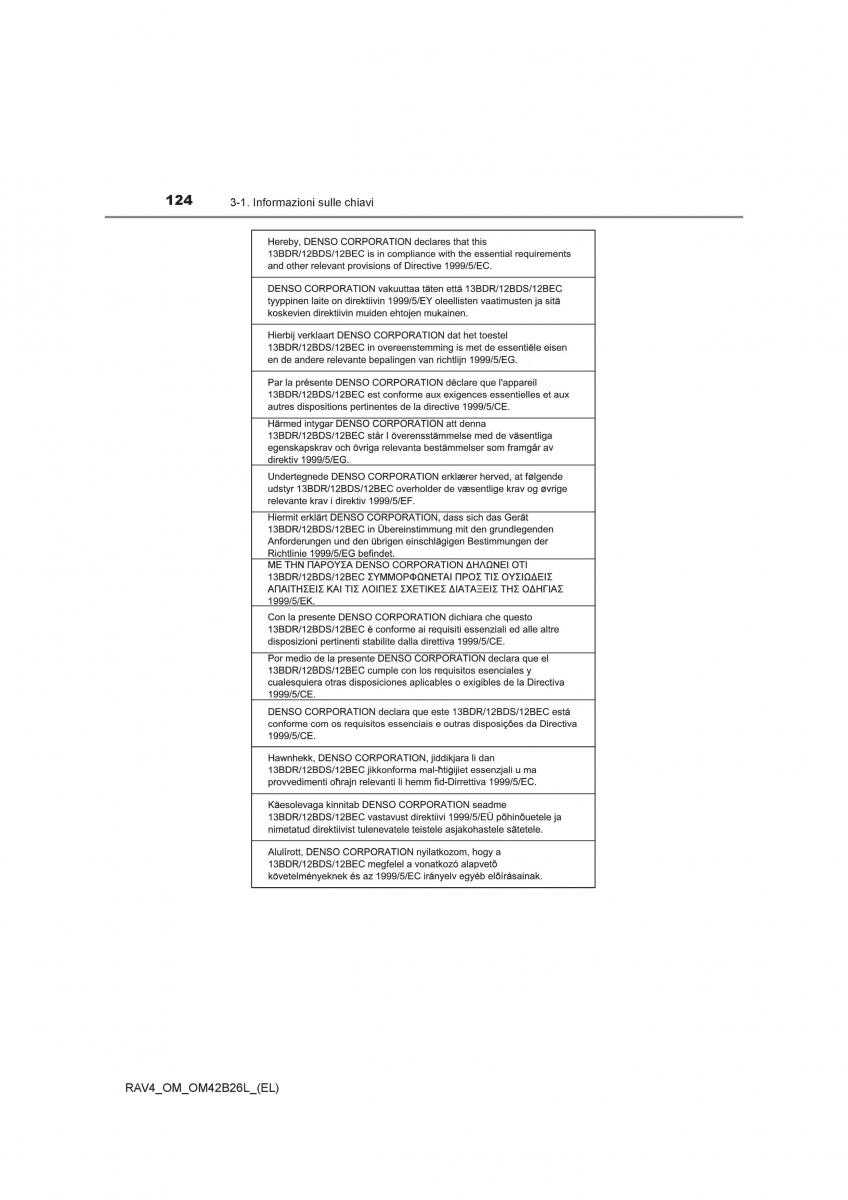 Toyota RAV4 IV 4 manuale del proprietario / page 124