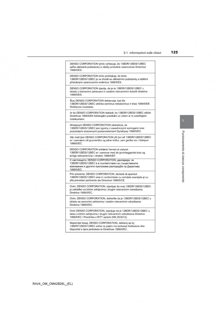 Toyota RAV4 IV 4 manuale del proprietario / page 125