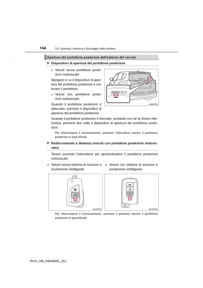 Toyota RAV4 IV 4 manuale del proprietario / page 144