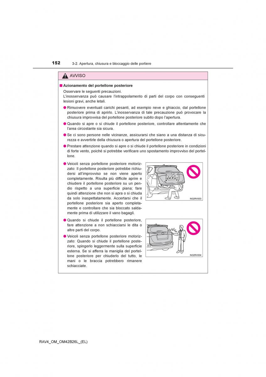 Toyota RAV4 IV 4 manuale del proprietario / page 152