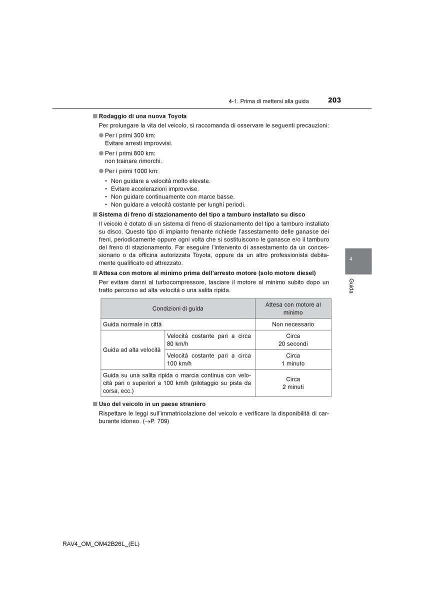 Toyota RAV4 IV 4 manuale del proprietario / page 203