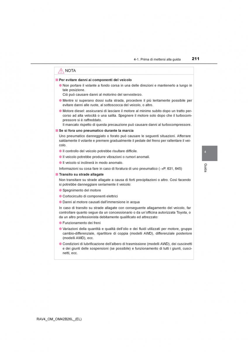 Toyota RAV4 IV 4 manuale del proprietario / page 211