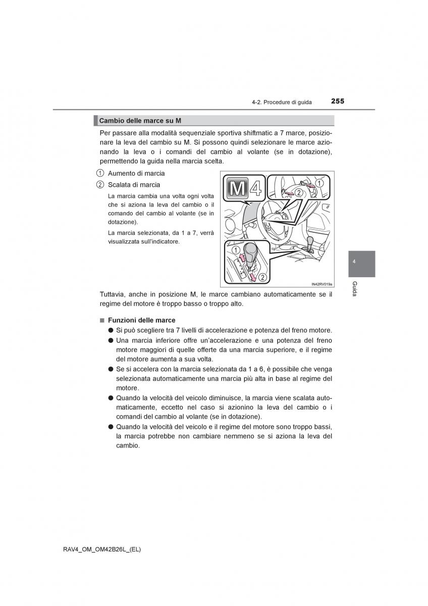 Toyota RAV4 IV 4 manuale del proprietario / page 255