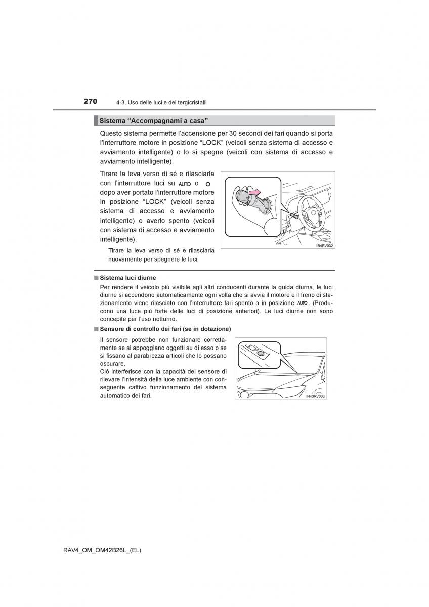 Toyota RAV4 IV 4 manuale del proprietario / page 270