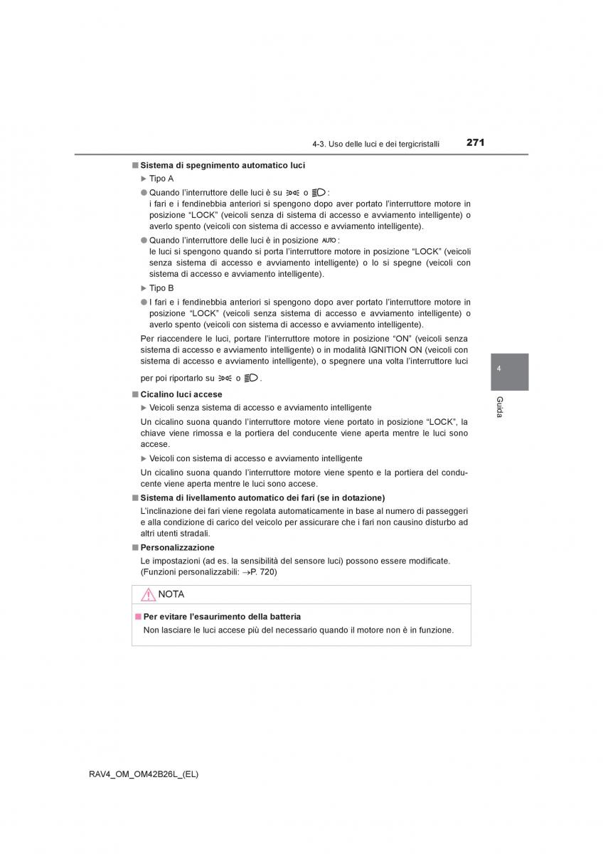 Toyota RAV4 IV 4 manuale del proprietario / page 271