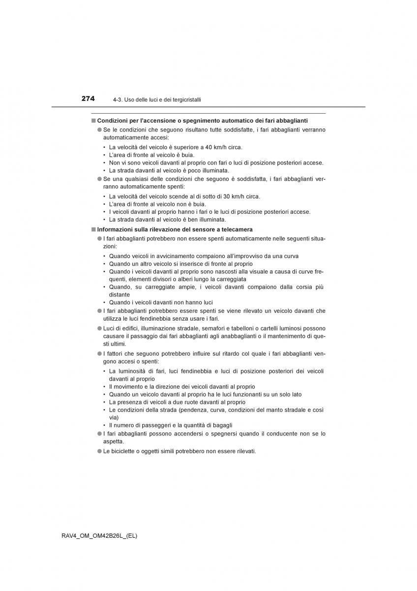 Toyota RAV4 IV 4 manuale del proprietario / page 274