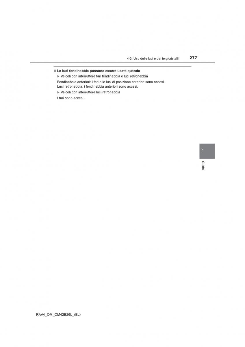 Toyota RAV4 IV 4 manuale del proprietario / page 277