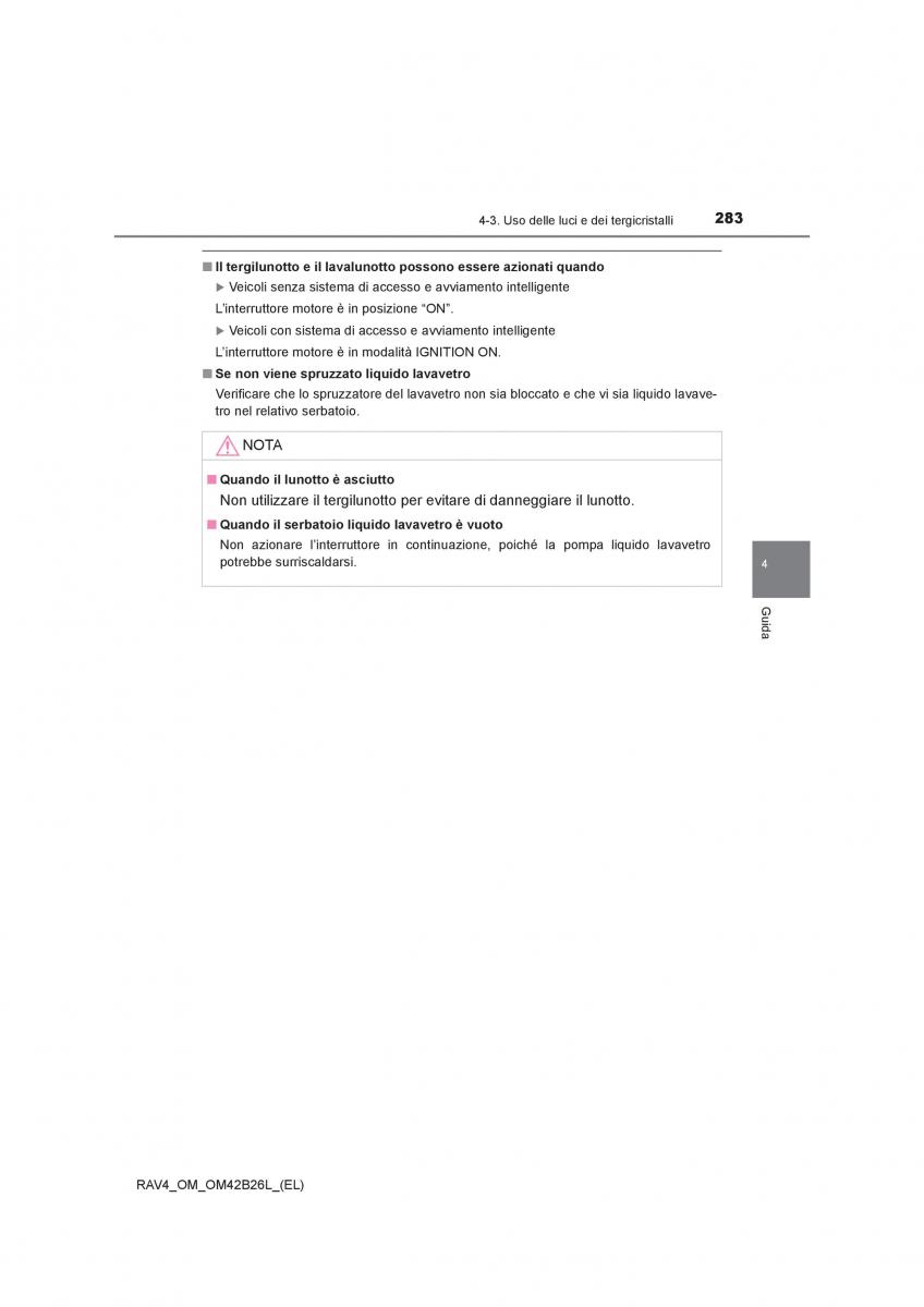 Toyota RAV4 IV 4 manuale del proprietario / page 283