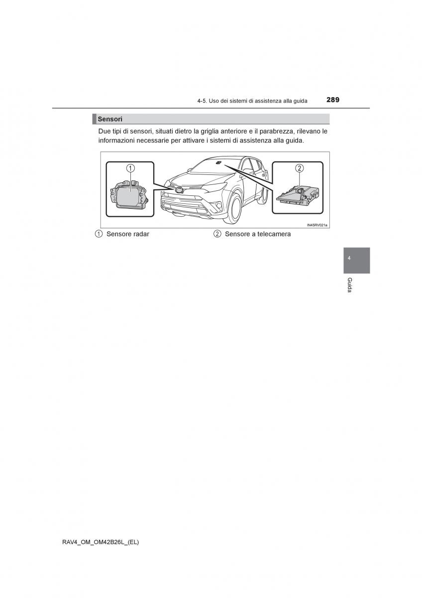 Toyota RAV4 IV 4 manuale del proprietario / page 289