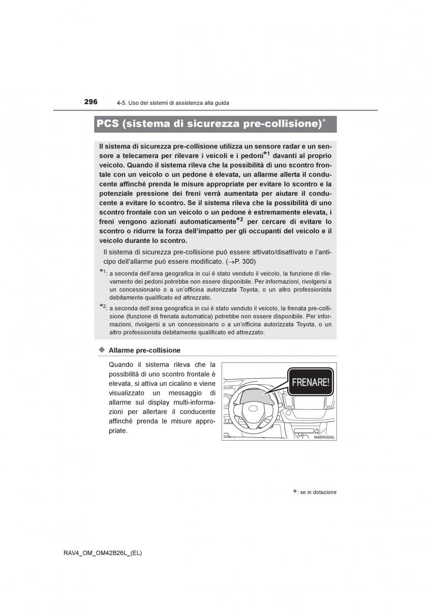 Toyota RAV4 IV 4 manuale del proprietario / page 296