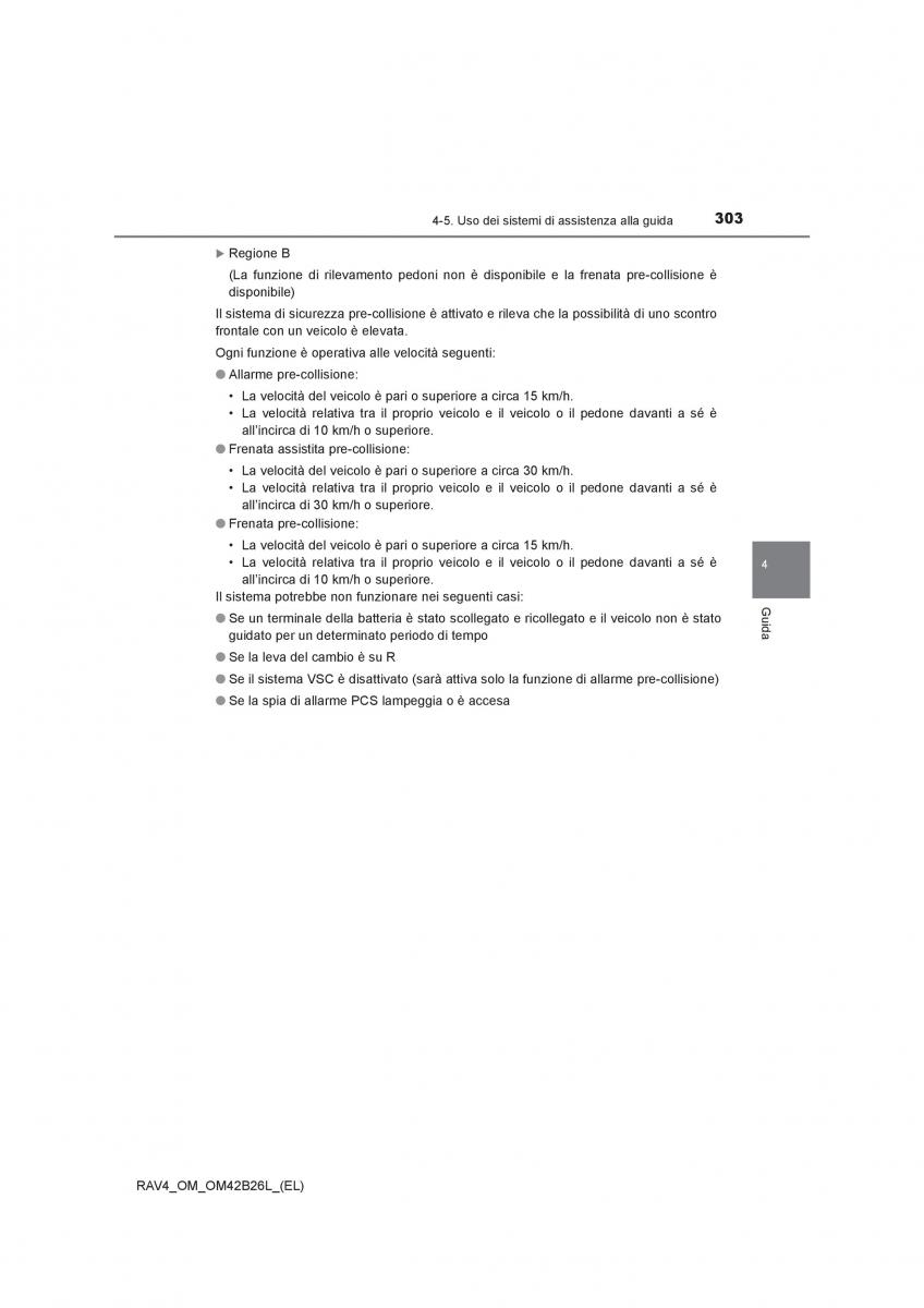 Toyota RAV4 IV 4 manuale del proprietario / page 303