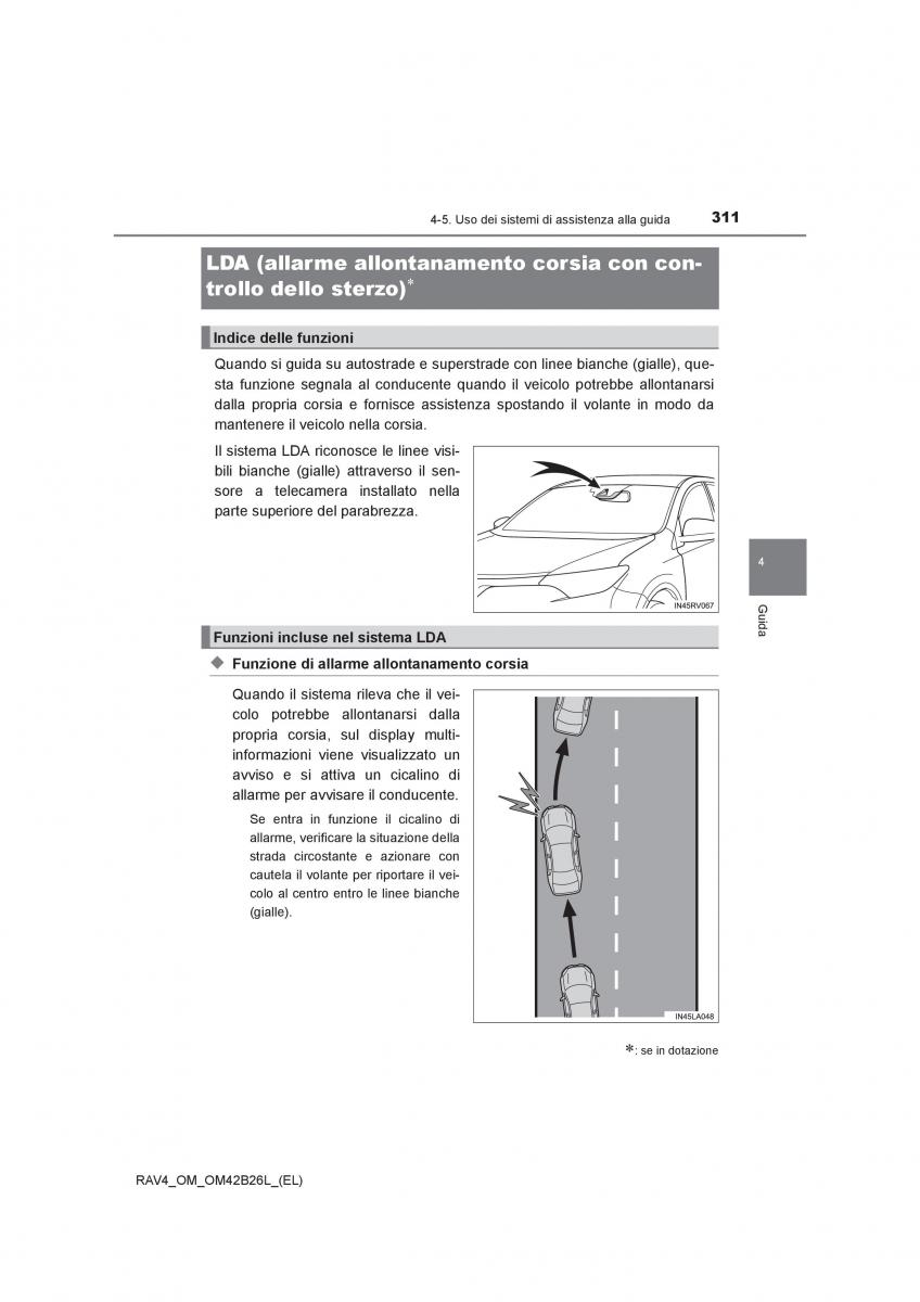 Toyota RAV4 IV 4 manuale del proprietario / page 311