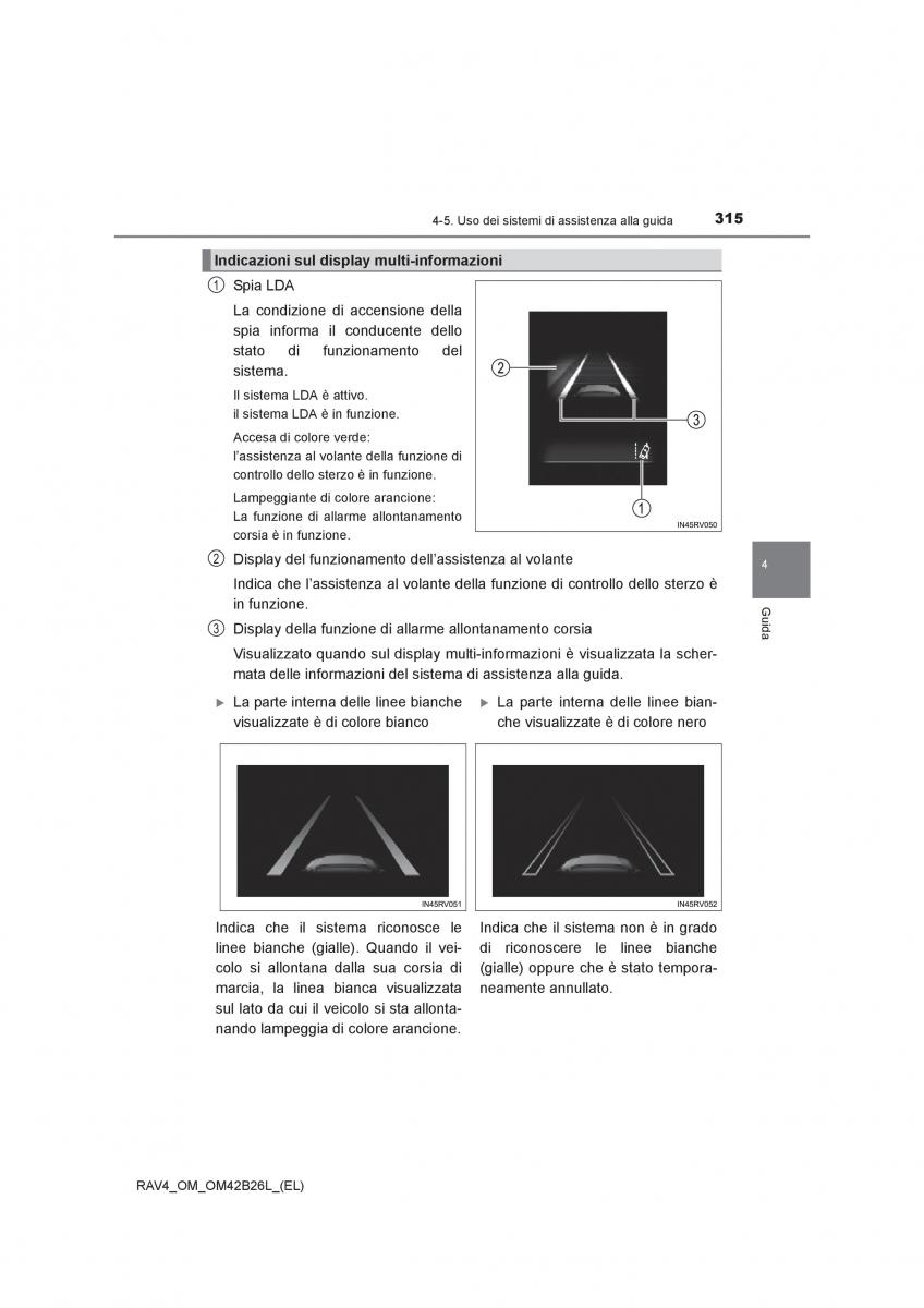 Toyota RAV4 IV 4 manuale del proprietario / page 315