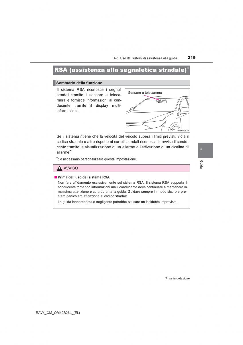 Toyota RAV4 IV 4 manuale del proprietario / page 319