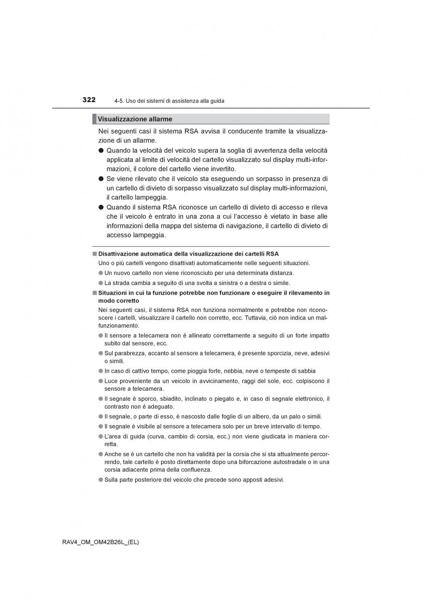 Toyota RAV4 IV 4 manuale del proprietario / page 322