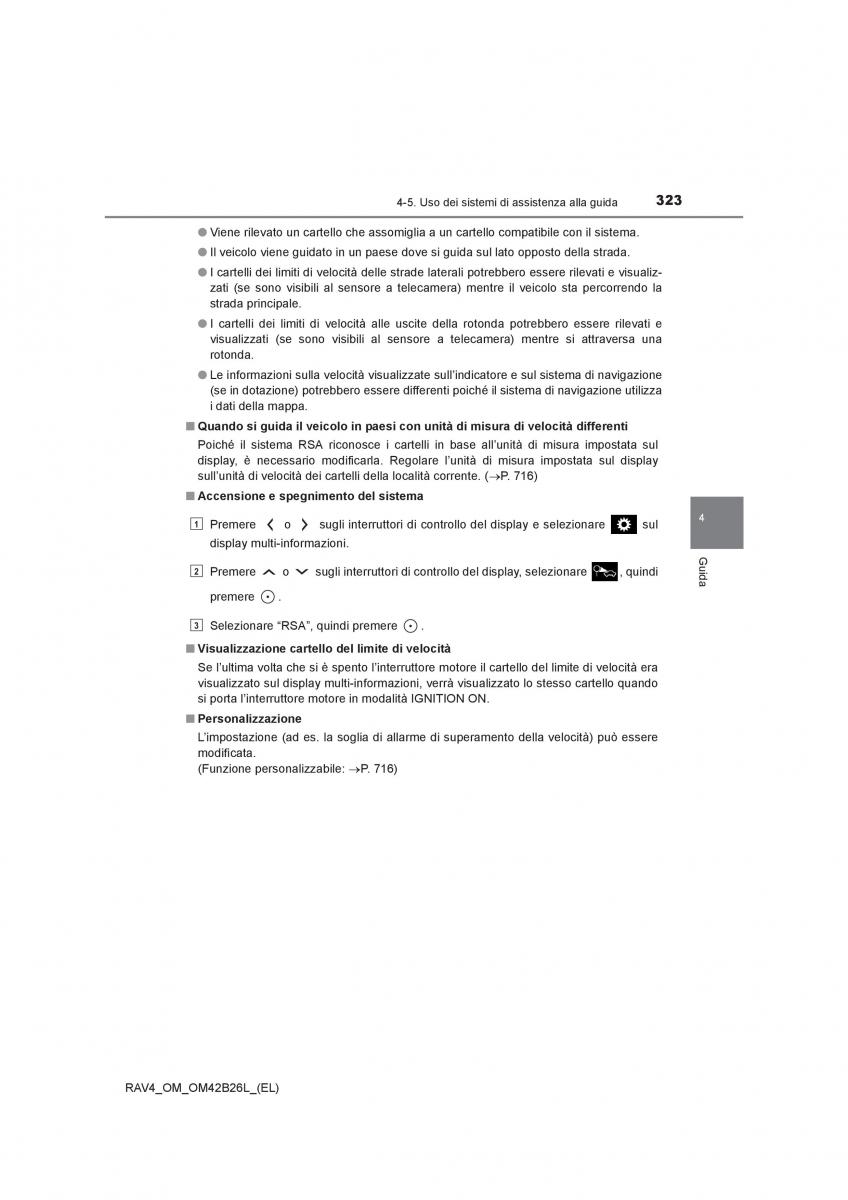 Toyota RAV4 IV 4 manuale del proprietario / page 323