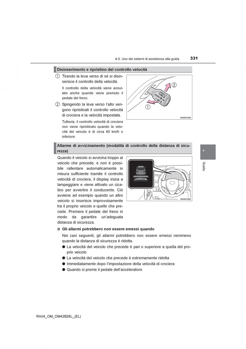 Toyota RAV4 IV 4 manuale del proprietario / page 331