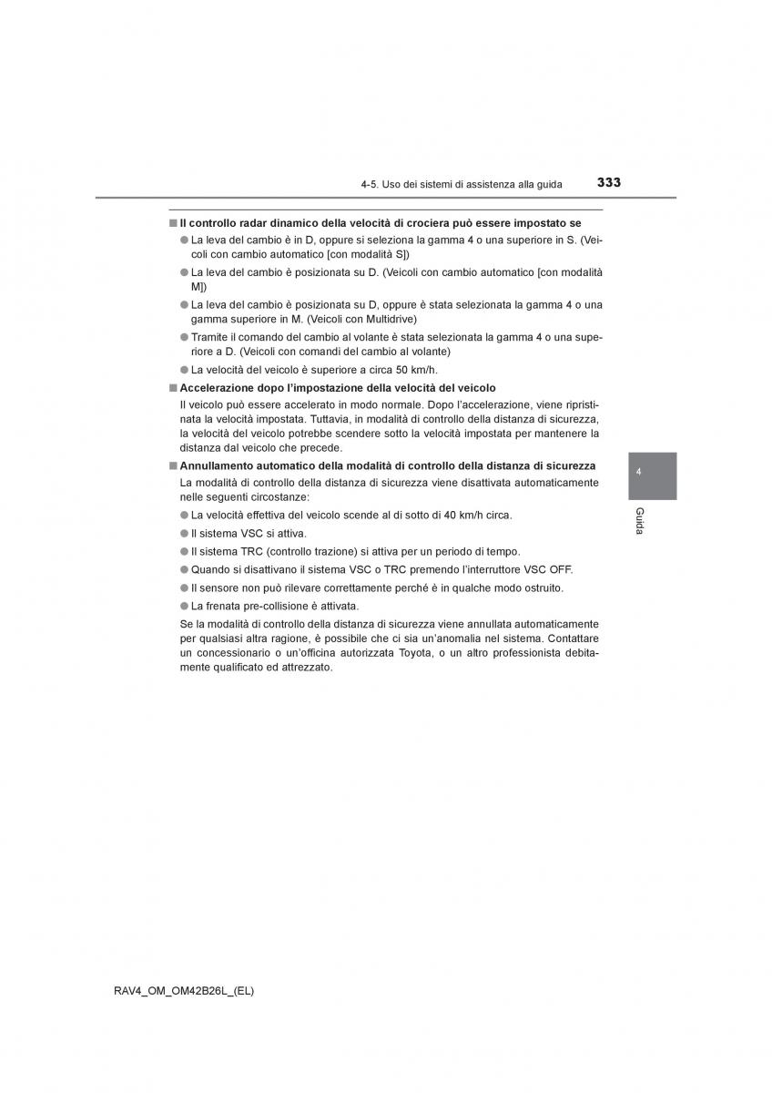 Toyota RAV4 IV 4 manuale del proprietario / page 333