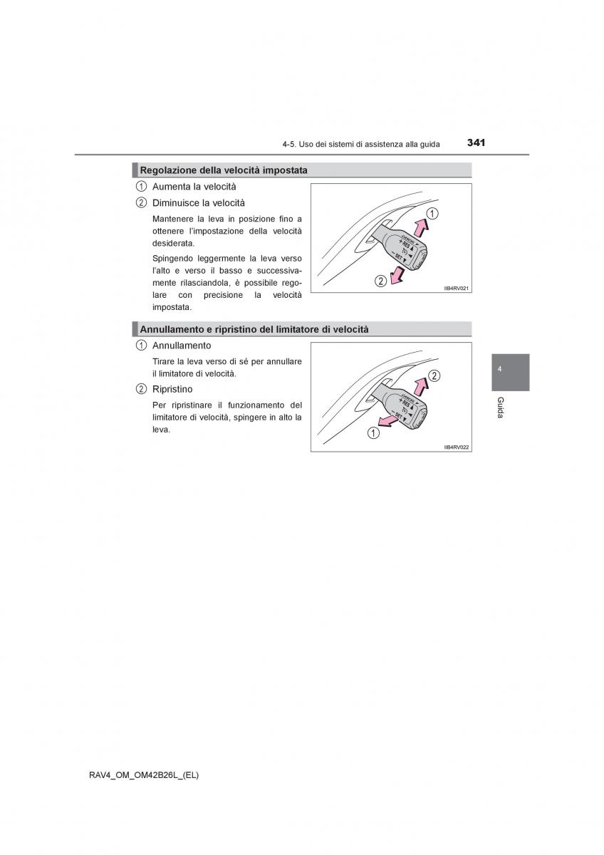 Toyota RAV4 IV 4 manuale del proprietario / page 341