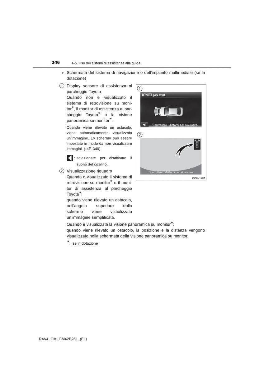 Toyota RAV4 IV 4 manuale del proprietario / page 346