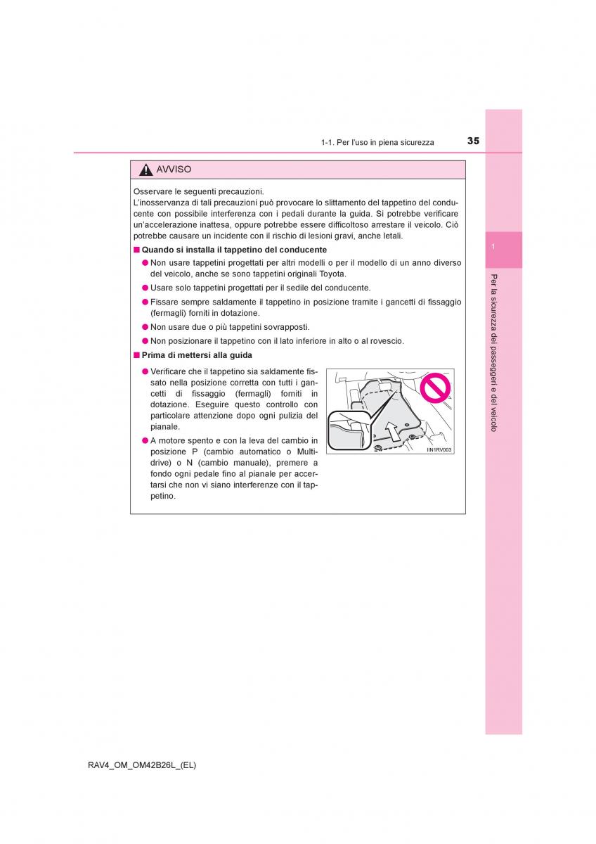 Toyota RAV4 IV 4 manuale del proprietario / page 35