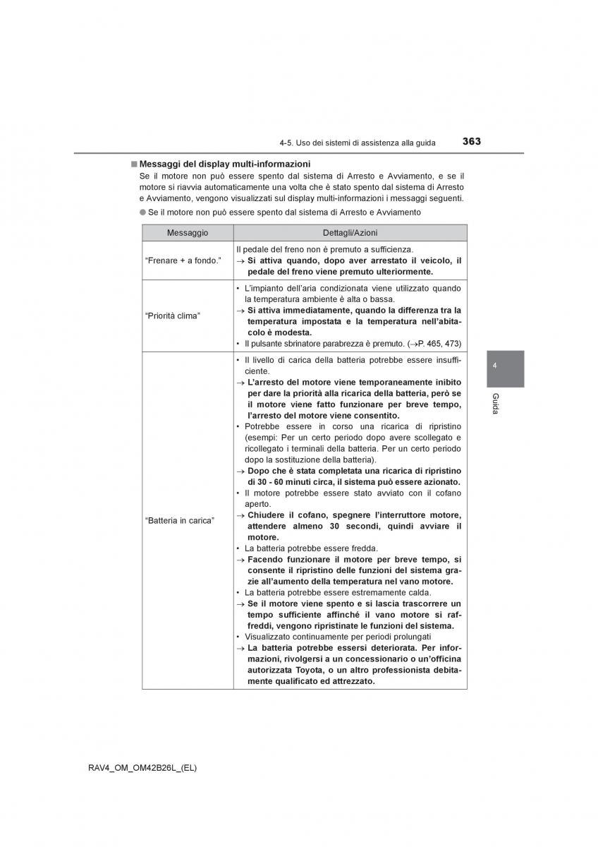 Toyota RAV4 IV 4 manuale del proprietario / page 363