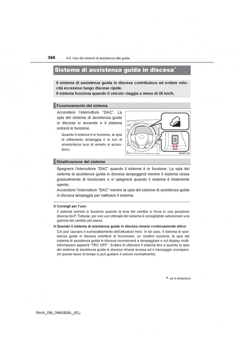 Toyota RAV4 IV 4 manuale del proprietario / page 366