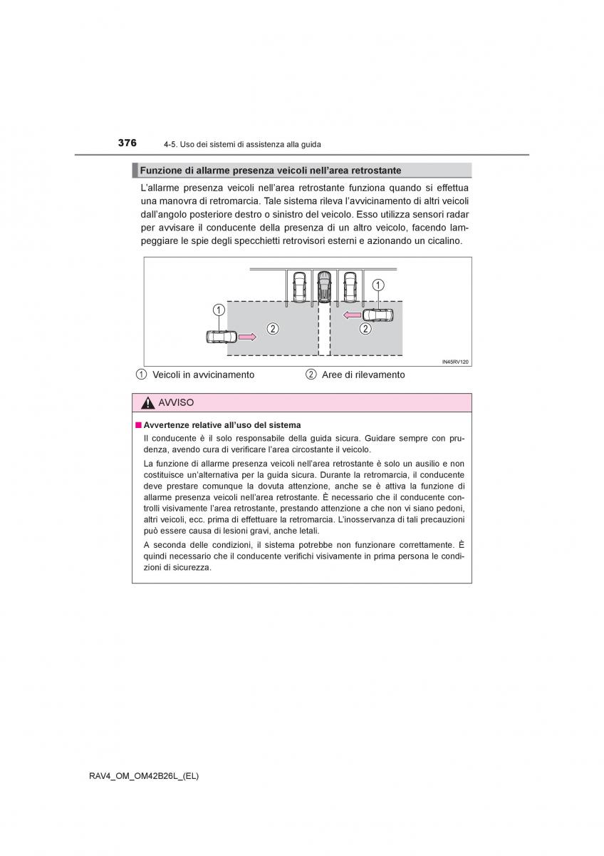 Toyota RAV4 IV 4 manuale del proprietario / page 376