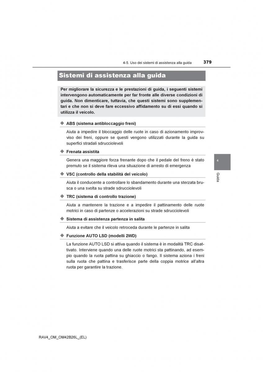 Toyota RAV4 IV 4 manuale del proprietario / page 379