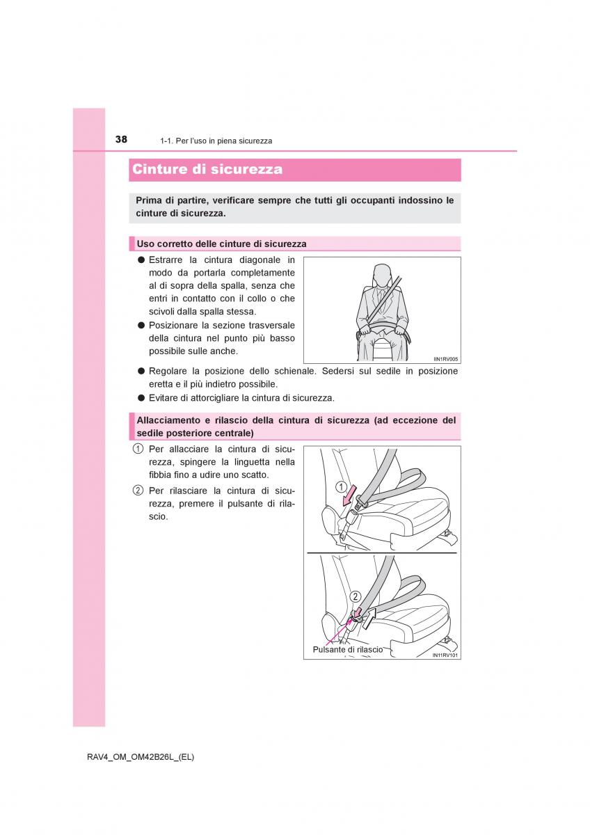 Toyota RAV4 IV 4 manuale del proprietario / page 38