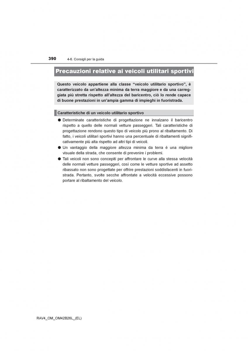 Toyota RAV4 IV 4 manuale del proprietario / page 390