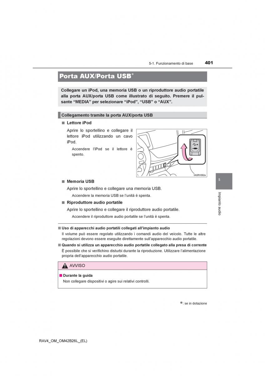 Toyota RAV4 IV 4 manuale del proprietario / page 401